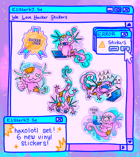 Haxolot Sticker Set