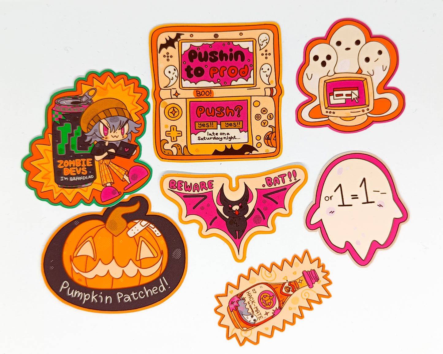 Spooky Scary Sploits Sticker Set