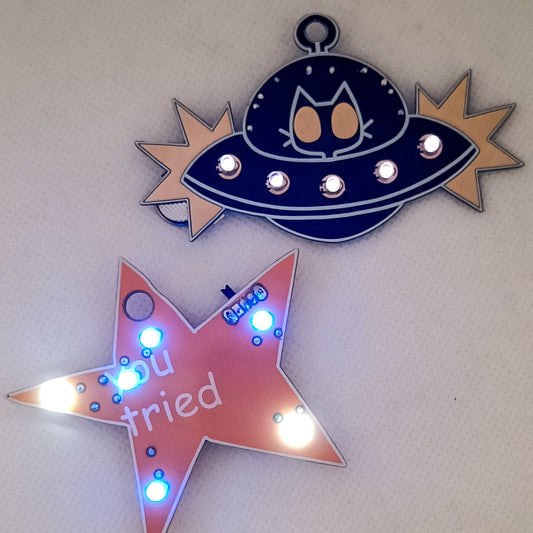 UFO Cat Beginner Soldering Kit