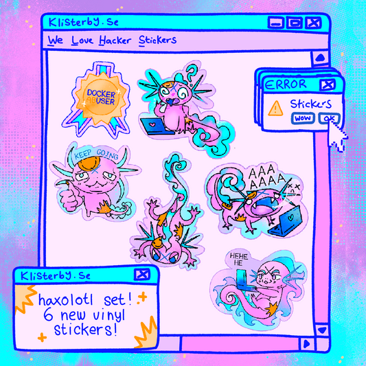 Haxolot Sticker Set Preorder