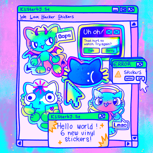 Hello World! Sticker Set Preorder