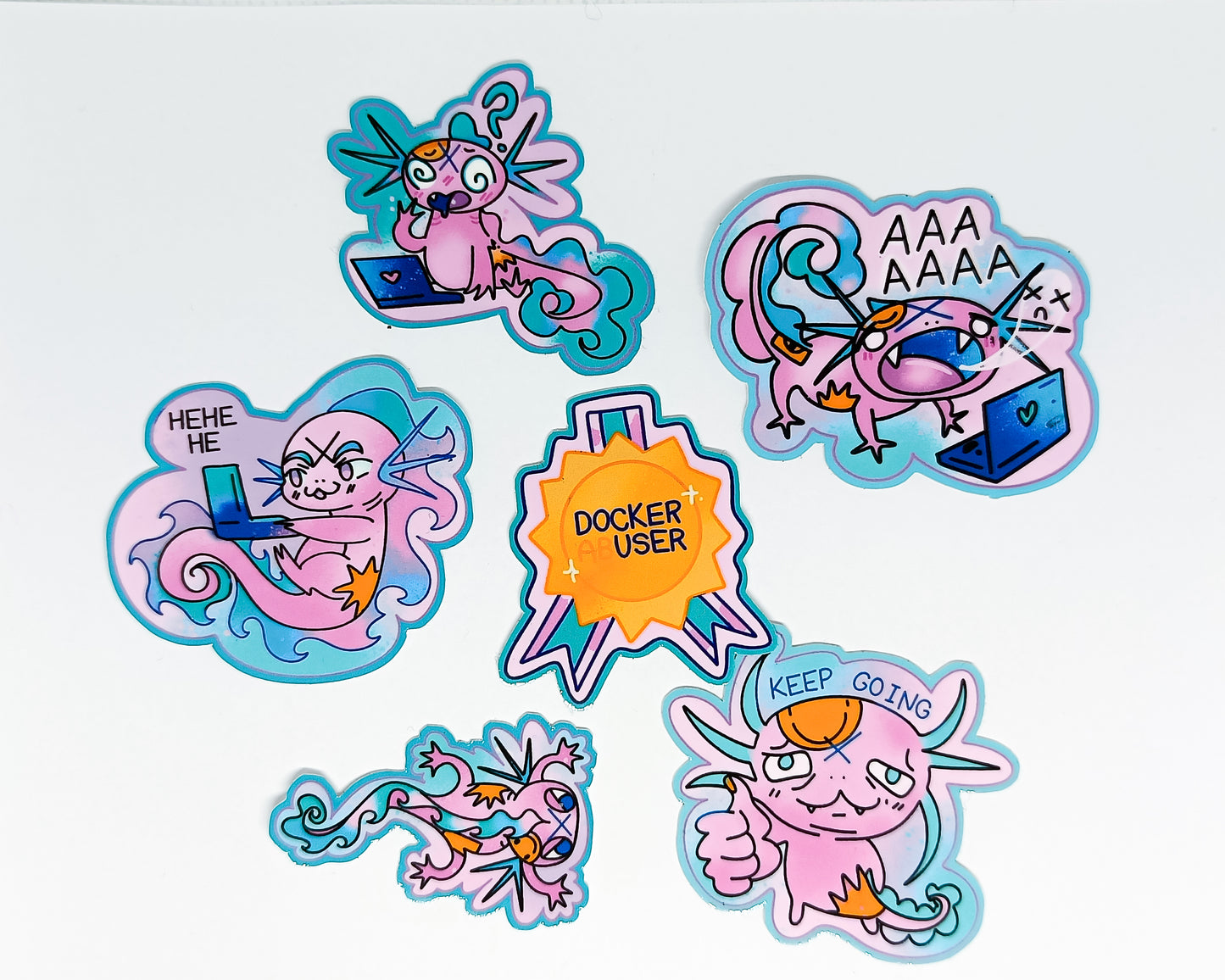 Haxolot Sticker Set