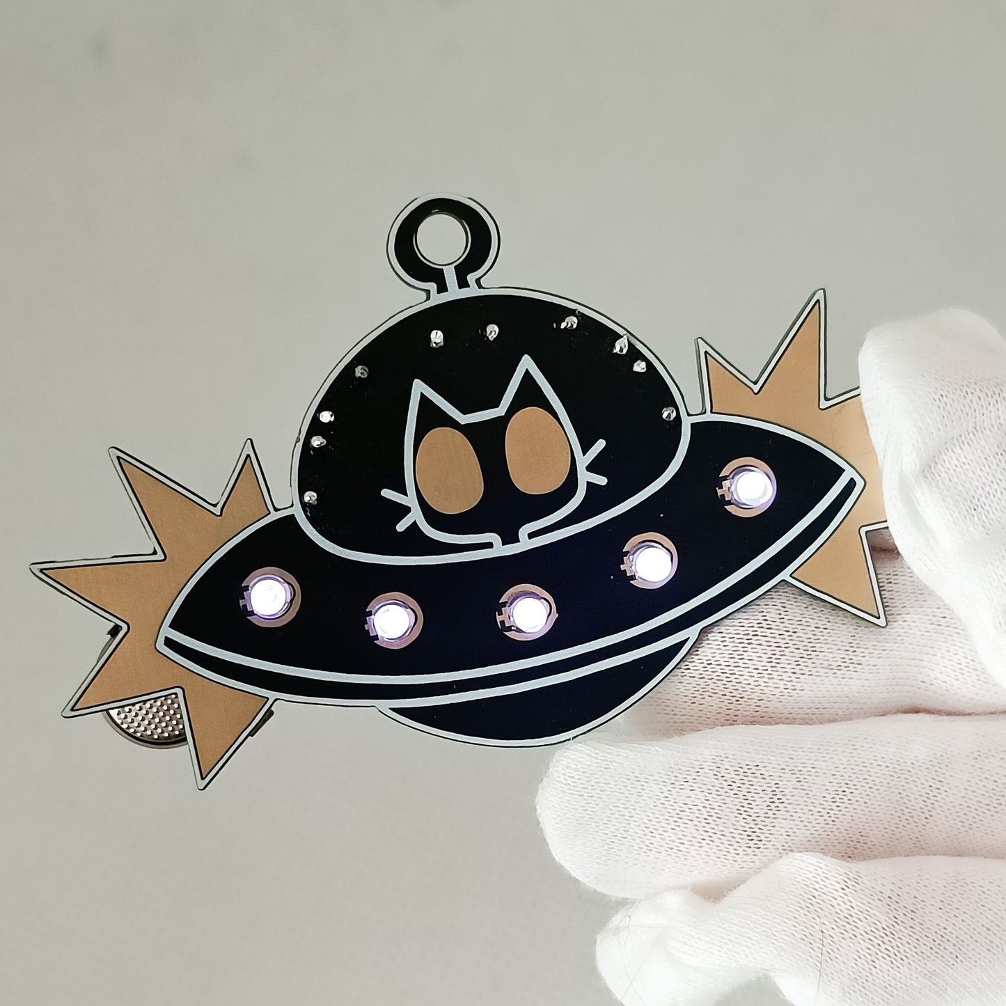 UFO Cat Beginner Soldering Kit