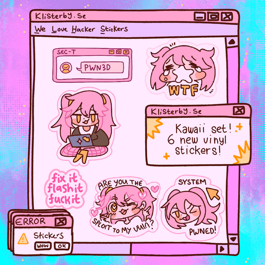 Kawaii Kaos Sticker Set Preorder