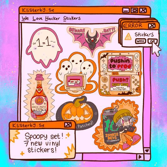 Spooky Scary Sploits Sticker Set Preorder